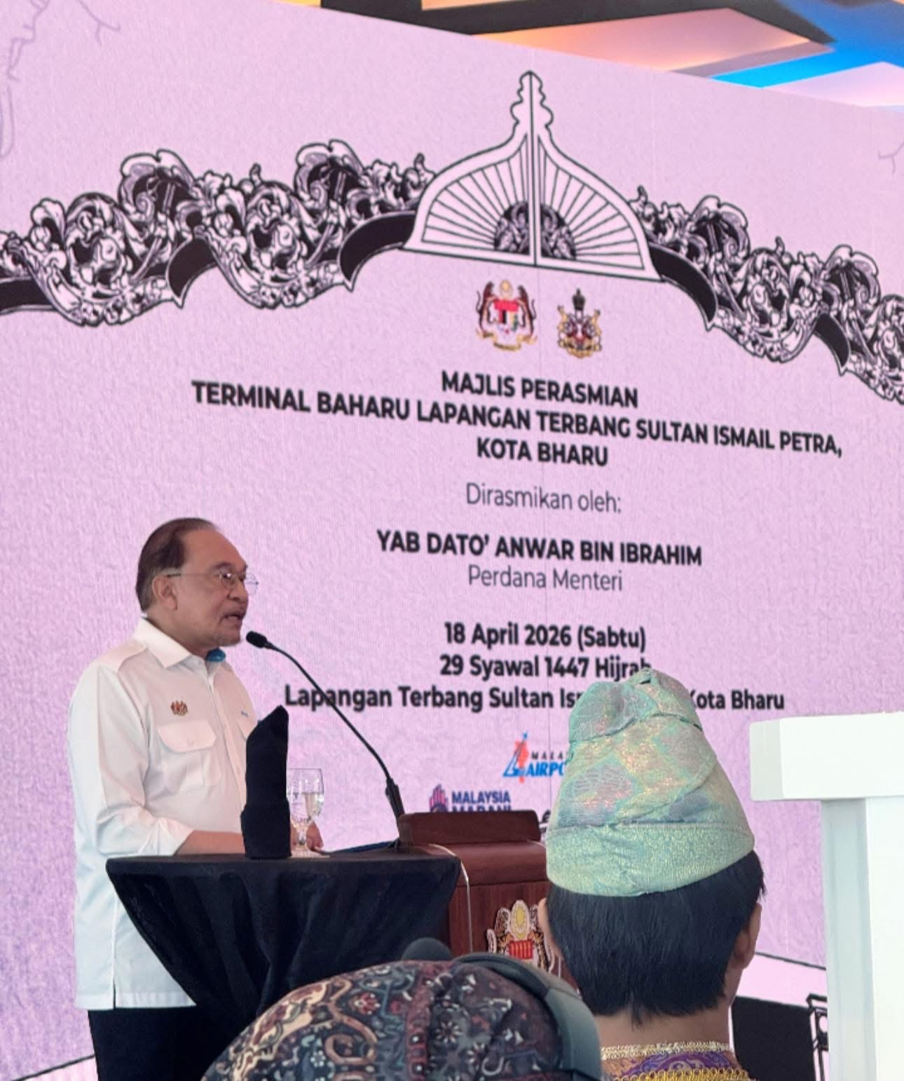 PERASMIAN TERMINAL BAHARU LAPANGAN TERBANG SULTAN ISMAIL PETRA LTSIR KOTA BHARU