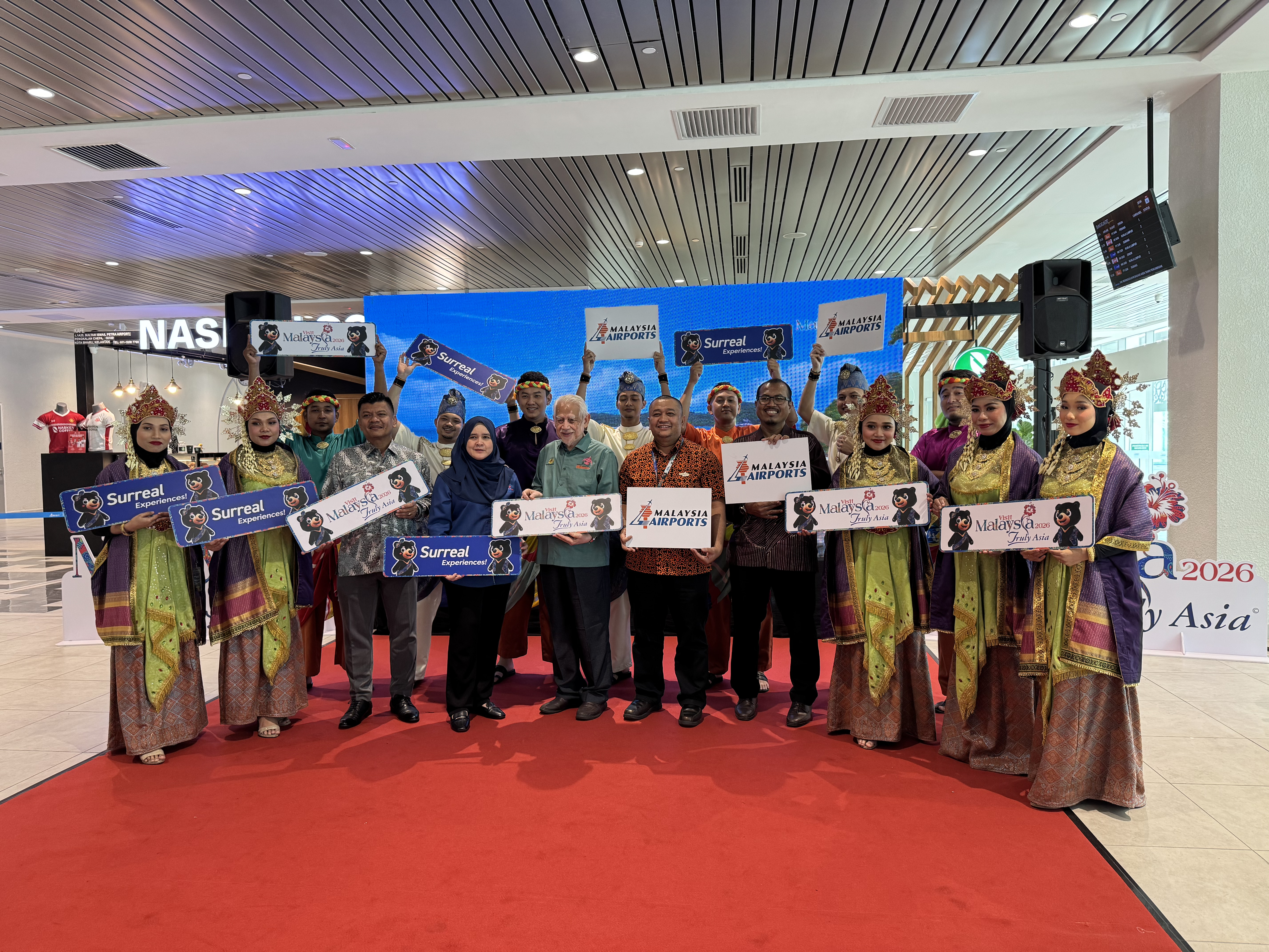 SAMBUTAN VISIT MALAYSIA 2026 DI LAPANGAN TERBANG SILTAN ISMAIL PETRA KOTA BHARU
