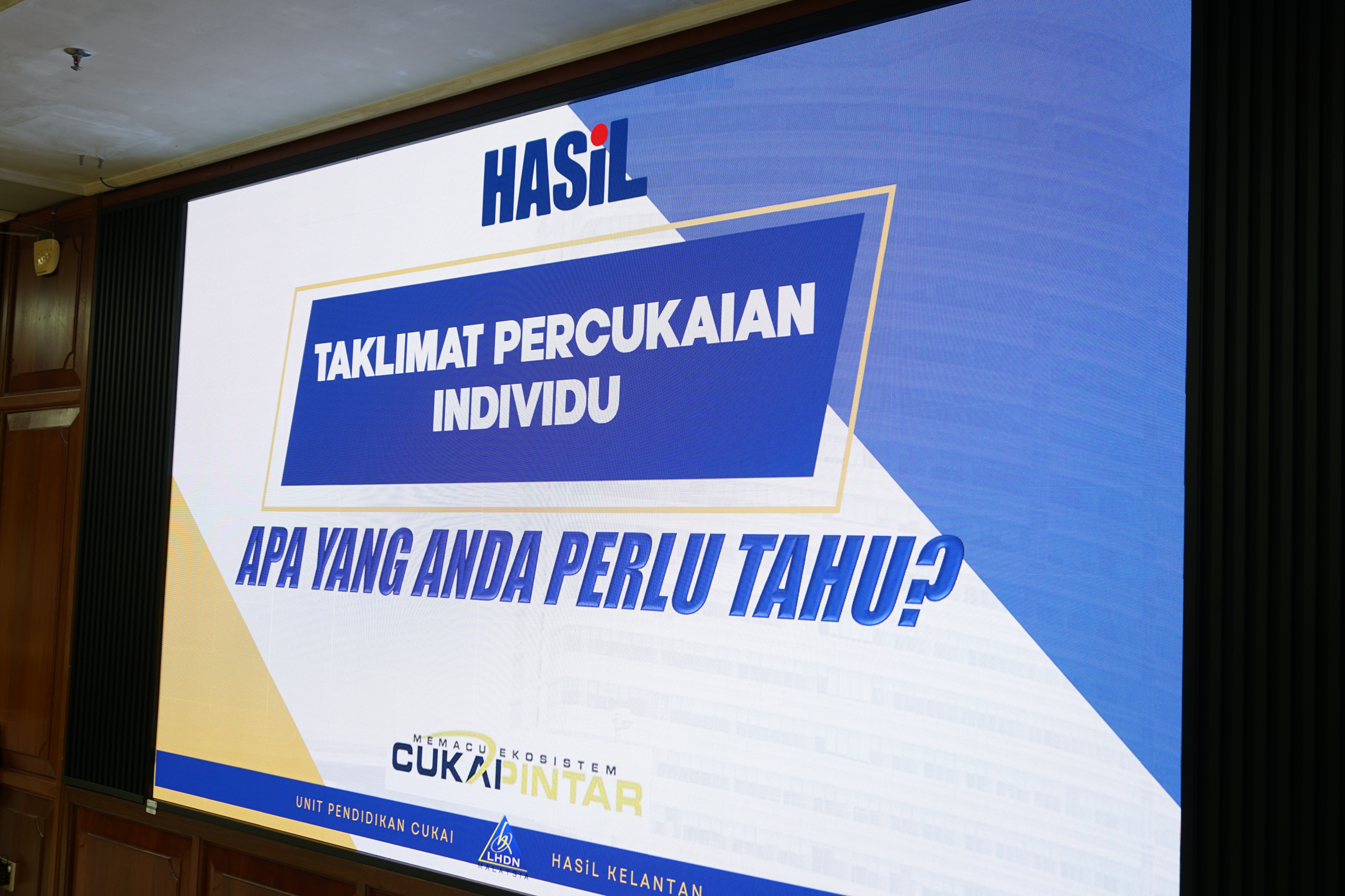 Taklimat Percukaian Individu Pejabat PTG Kelantan