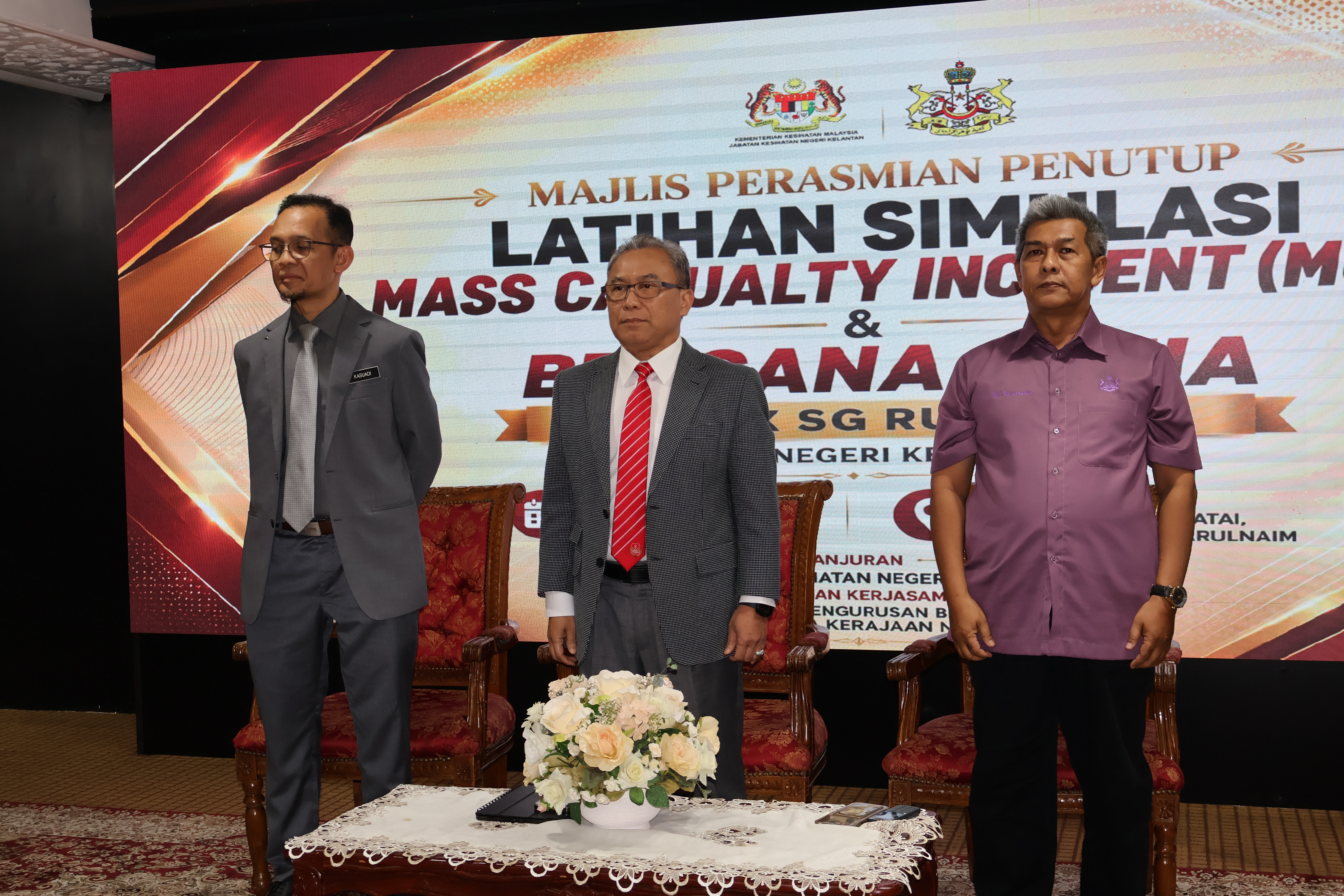 MAJLIS PERASMIAN PENUTUP LATIHAN SIMULASI MASS CASUALTY INCIDENT MCI DAN BENCANA KIMIA TAHUN 2026
