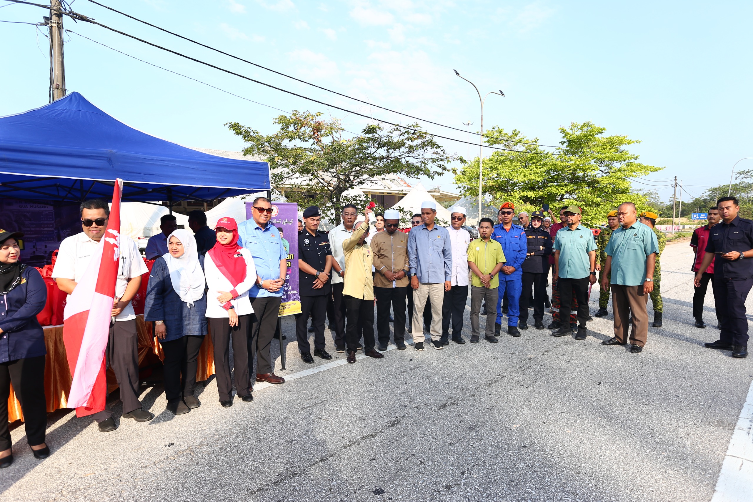 KEMPEN KESELAMATAN JALAN RAYA SEMPENA MUSIM PERAYAAN AIDILFITRI TAHUN 1447H  2026M BERSAMA MKJR NEGERI KELANTAN