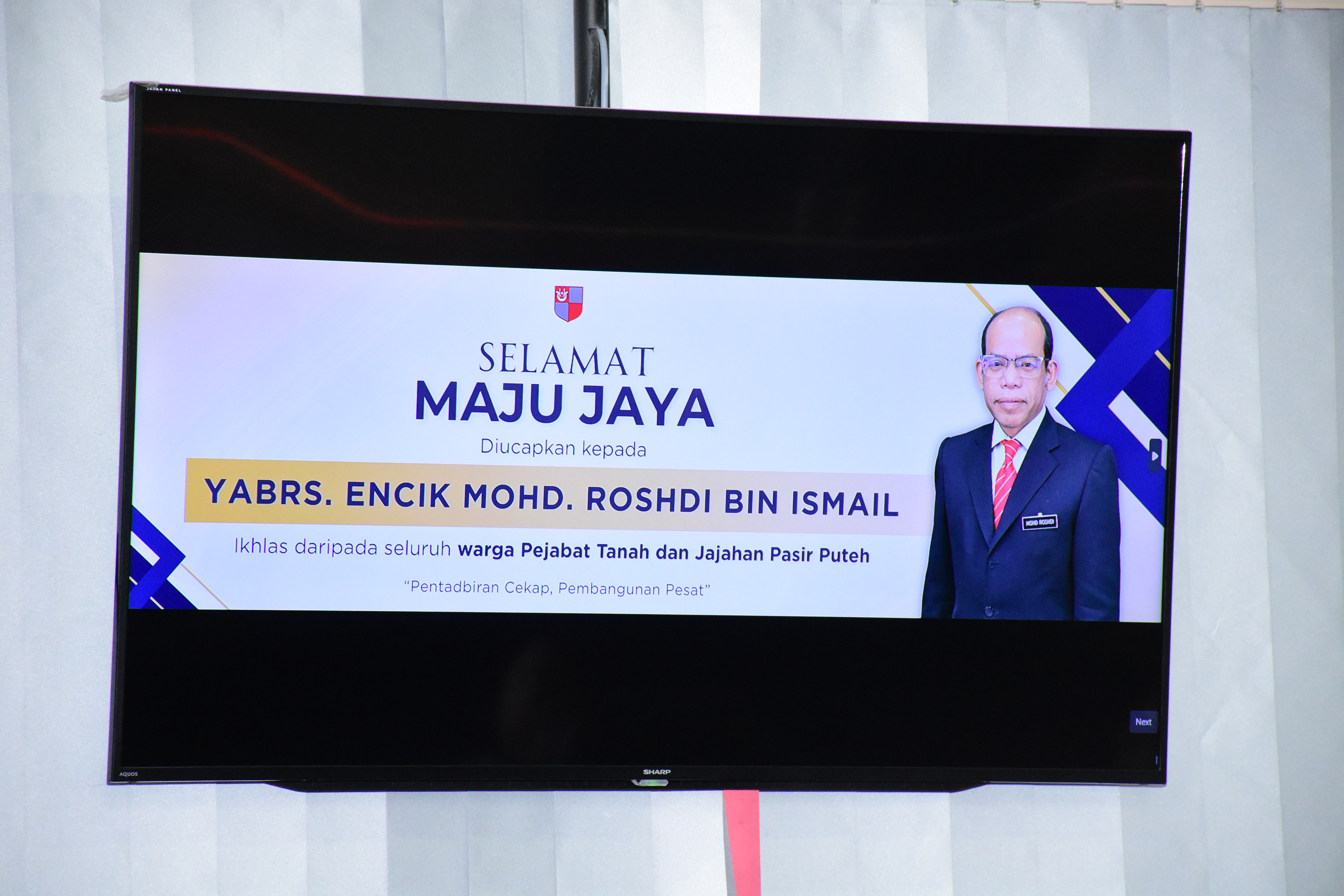 Majlis Amanat dan Perpisahan Ketua Jajahan Pasir Puteh